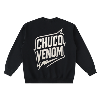 Oversized Crewneck Taped Sweatshirt